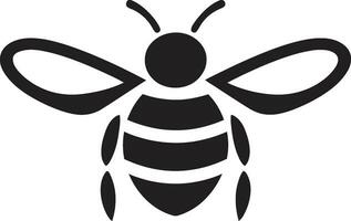 miel abeja silueta logo minimalista abeja icono vector