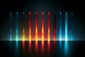 light technology gradient line graphics Generative AI photo