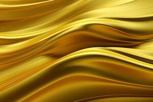 background gold metal plate Generative AI photo