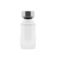 Medial Vial Bottle Template with Vaccine for Patient Vaccination or Treatment. 3d Rendering photo