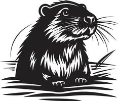 Beaver Tribal Mark Beaver Monarchy Seal vector