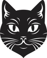 Contemporary Panther in the Shadows Minimalistic Feline Majesty vector