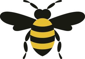 Busy Bee Crest Beehive Tribal Mark vector