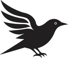 Ravens Roost Icon Sparrow Serenity Emblem vector