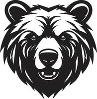 Fierce Bear Logo Bold Bear Icon vector