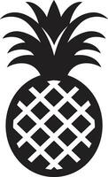 Abstract Pineapple Emblem Geometric Pineapple Art vector