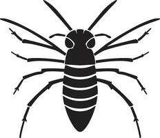 Subtle Shimmering Elegance Vector Beauty Silent Beauty of the Deep Black SilverFish Icon