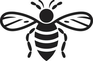 Bee Royalty Insignia Pollinator Hive Logo vector