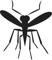 Geometric Mosquito Icon Contemporary Mosquito Logo vector