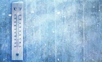 coldness winter season banner background photo