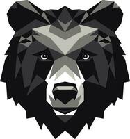 oso liderazgo símbolo oso realeza insignias vector