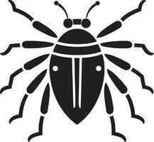 Black Vector Aphid Logo A Mark of Simple Power Intricate Detailing Black Aphid Vector Logo Craftsmanship