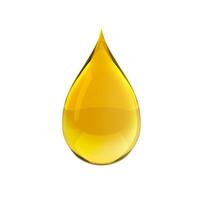 Oil drops isolated on white background photo