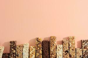 Various Energy Bar or Granola Bar photo