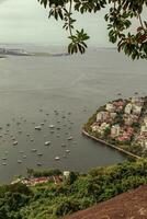 View of the city of Funchal on Madeira Island, Portugal photo