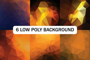 Low Poly Background vector