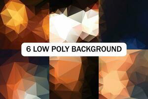 Low Poly Background vector