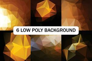 Low Poly Background vector