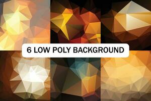 Low Poly Background vector