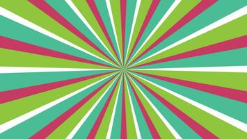 abstract green and red sunburst pattern background for modern graphic design element. shining ray cartoon with colorful for website banner wallpaper and poster card decoration vector