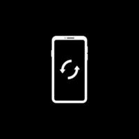 rotate your mobile phone orientation icon symbol vector