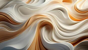 Abstract backdrop with smooth, flowing wave pattern in vibrant colors generated by AI photo
