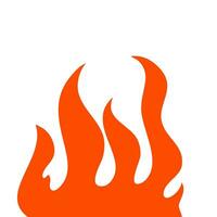 fire and flames. fire illustration. flame. illustration of a burning fire. vector