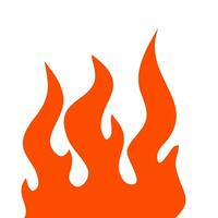 fire and flames. fire illustration. flame. illustration of a burning fire. vector