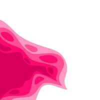 abstract Paper cut background. wavy background. pink paper cut vector background.