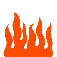 fire and flames. fire illustration. flame. illustration of a burning fire. vector