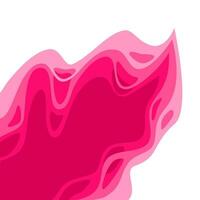 abstract Paper cut background. wavy background. pink paper cut vector background.