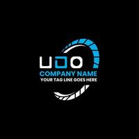 UDO letter logo vector design, UDO simple and modern logo. UDO luxurious alphabet design