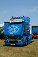 Whitchurch in the UK in JUne 2023. A view of a Truck at a Truck Show in Whitchurch Shropshire photo