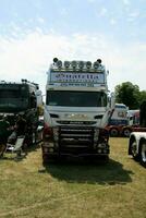 Whitchurch in the UK in JUne 2023. A view of a Truck at a Truck Show in Whitchurch Shropshire photo