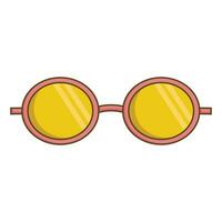 Yellow and orange sunglasses accessory illustration image. Vector design for summer concept element