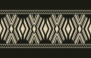 Ethnic abstract ikat art. Aztec ornament print. geometric ethnic pattern seamless  color oriental.  Design for background ,curtain, carpet, wallpaper, clothing, wrapping, Batik, vector illustration.