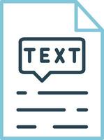 Text Vector Icon