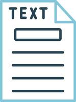 Text Vector Icon