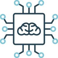 Artificial Intelligence Vector Icon