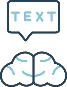 natural idioma Procesando vector icono