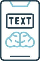 Text Vector Icon