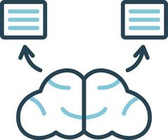 natural idioma Procesando vector icono