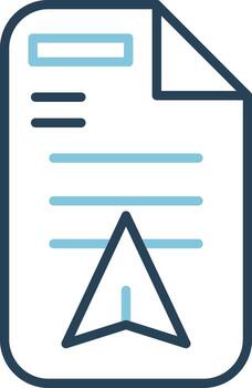 enviar icono de vector