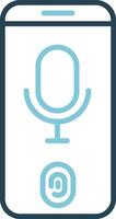 Voice Recognition Vector Icon