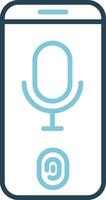 Voice Recognition Vector Icon