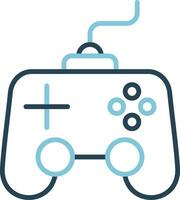 icono de vector de controlador de juego