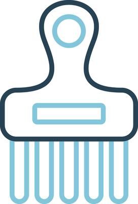 Afro Comb Vector Icon
