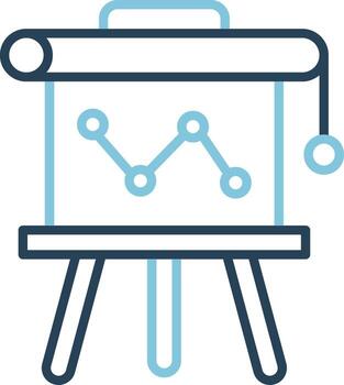 icono de vector de presentación