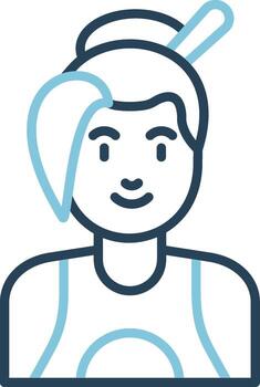 icono de vector de mujer