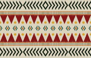 Ethnic abstract ikat art. Aztec ornament print. geometric ethnic pattern seamless  color oriental.  Design for background ,curtain, carpet, wallpaper, clothing, wrapping, Batik, vector illustration.